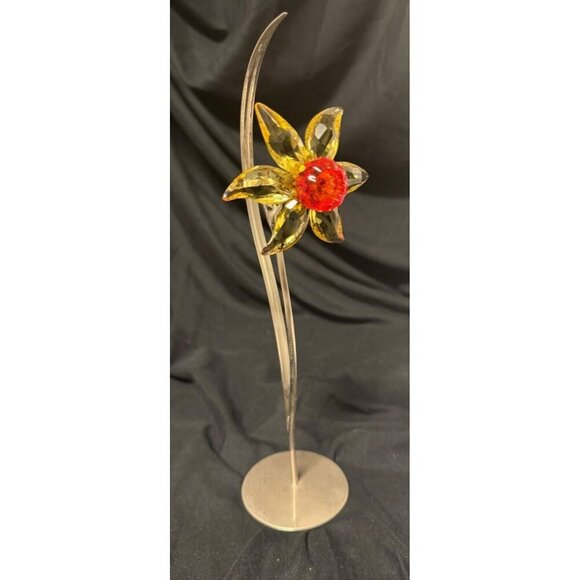 Swarovski Other - Swarovski Paradise Flower Dacali Light Topaz #848448 Figurine